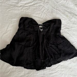 Princess Polly Black Strapless Blouse